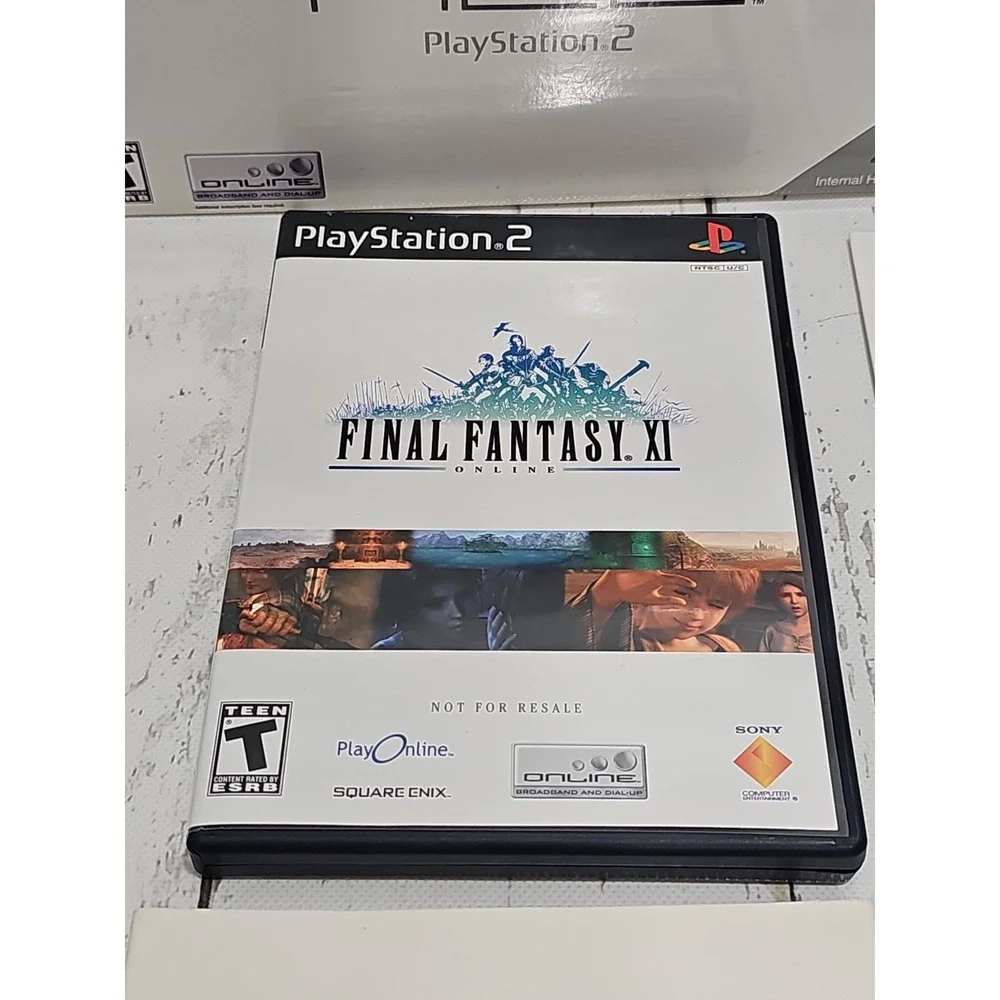 Final Fantasy XI Online PlayStation 2 Hard Disk Drive Bundle NO HARD-DRIVE